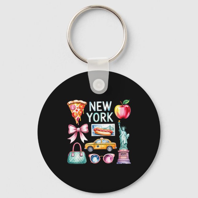 Porte-clés New York Trip - Girls Trip  (Recto)