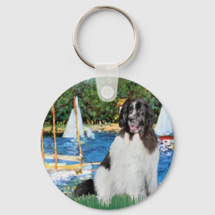 Porte-clés Newfie Landseer 3 - Voiliers