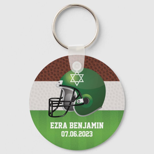 Porte-clés NFL American Football Bar Mitzvah (Recto)