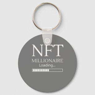 Porte-clés NFT Millionaire Chargement s'il vous plaît patien