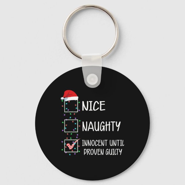 Porte-clés Nice Naughty Innocent Jusqu'À La Culpabilité Prove (Recto)