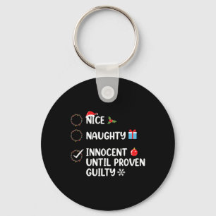 Porte-clés Nice naughty innocent jusqu'à preuve de culpabilit