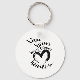 Porte-clés NICU infirmières plus grand porte - clé de coeur