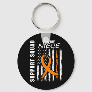 Porte-clés Nièce Sclérose en plaques Sensibilisation Usa Drap