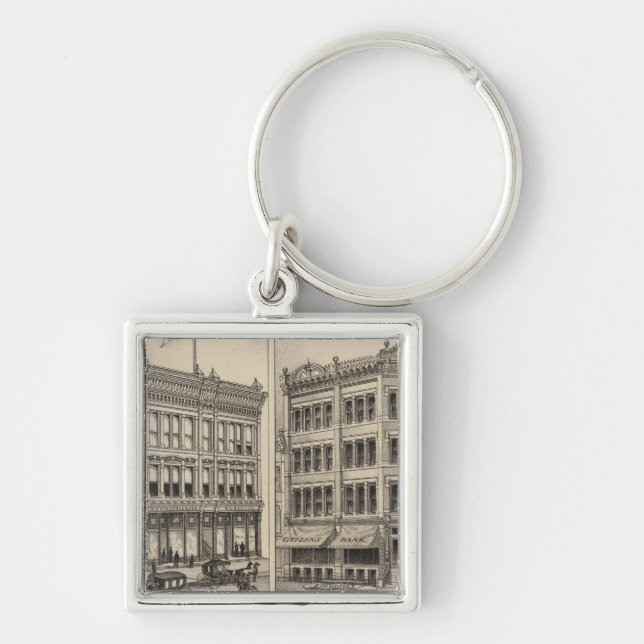Porte-clés Niederlander and Citizens Bank, Wichita, Kansas (Devant)