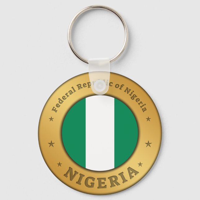 Porte-clés Nigeria Flag (Recto)
