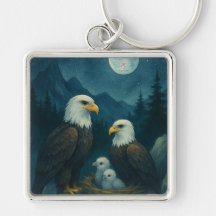 Night Watch - Famille d'aigle sous les étoiles