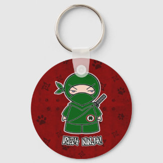 Porte-clés Ninja irlandais ! En Porte - clé rouge