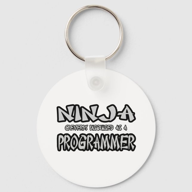 Porte-clés Ninja...Programmeur (Recto)