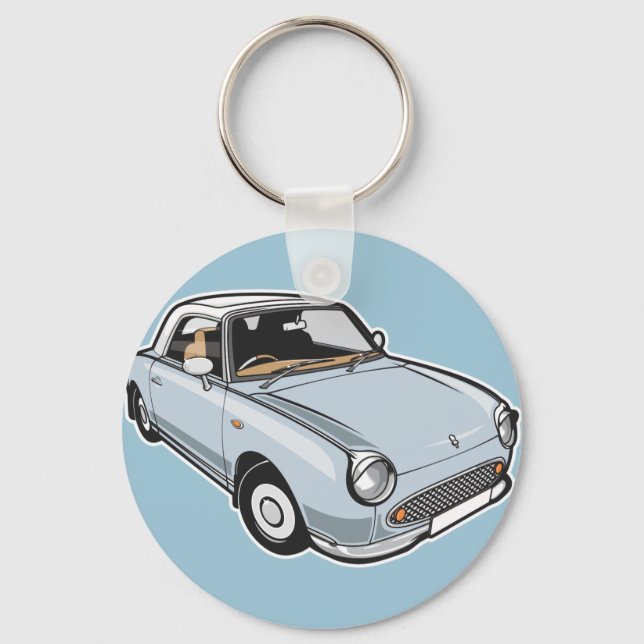Porte-clés Nissan Figaro Pale Aqua (Recto)