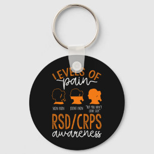Porte-clés Niveaux De Douleur Guerrier Rsd Crps Sensibilisati