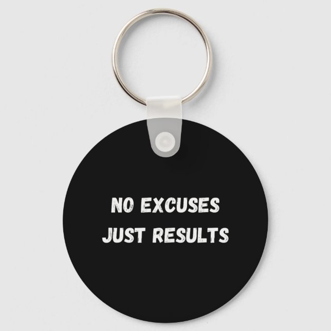 Porte-clés No Excuses  (Recto)