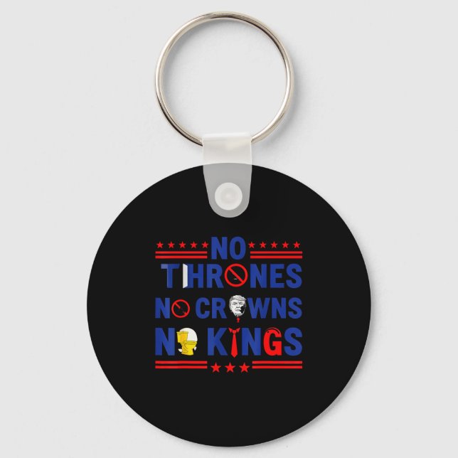 Porte-clés No Thrones No Crowns No Kings  (Recto)