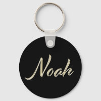 Noah Name whitegold Button
