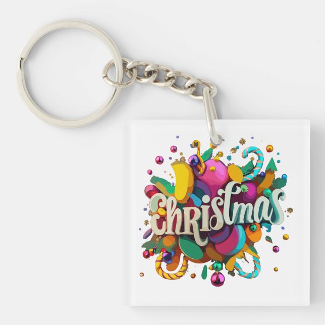 Porte-clés Noël 2024 (Devant)