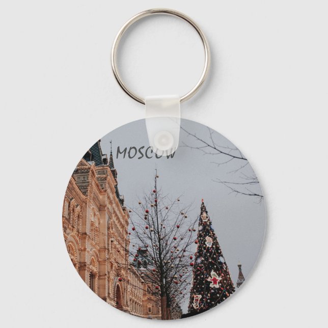 Porte-clés Noël à Moscou (Recto)