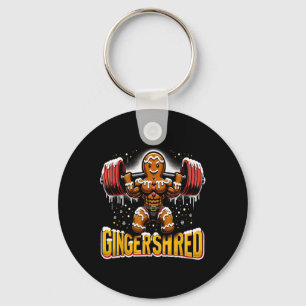 Porte-clés Noël Bodybuilding Gingersher Funny Gingerbre