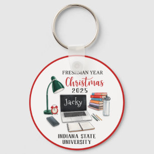 Porte-clés Noël de première année personnalisé pour l'univers