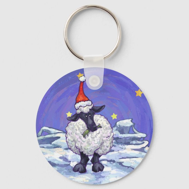 Porte-clés Noël des moutons (Recto)