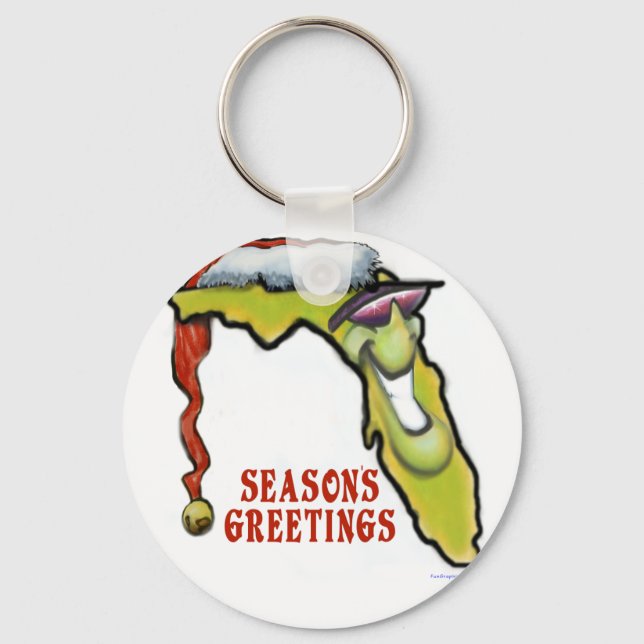 Porte-clés Noël en Floride (Recto)