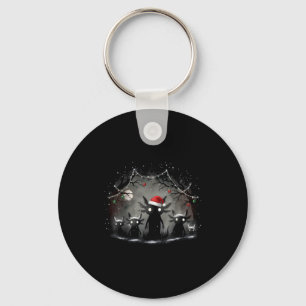 Porte-clés Noël gothique effrayant Axolotl Esthétique Horreur