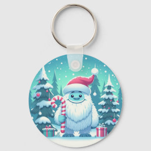 Porte-clés Noël mignon/yeti d'hiver