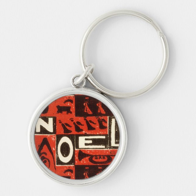 Porte-clés Noel Rouge (Devant)