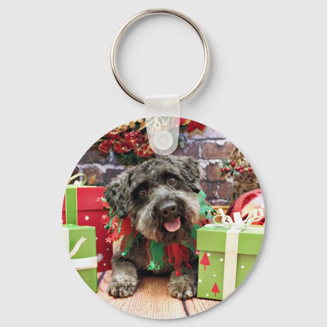 Porte-clés Noël - Schnoodle - Dexter (Recto)