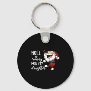 Porte-clés noel vient pour ma fille