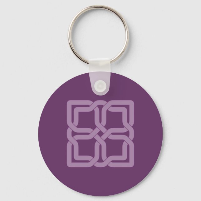 Porte-clés Noeud celtique Mystic Lilac (Recto)