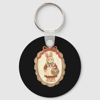 Porte-clés Nœud Coquette Lapin Drôle Œufs Lapin Joyeuses Pâqu