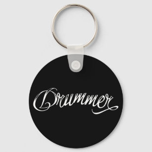 Porte-clés Noir de batteur