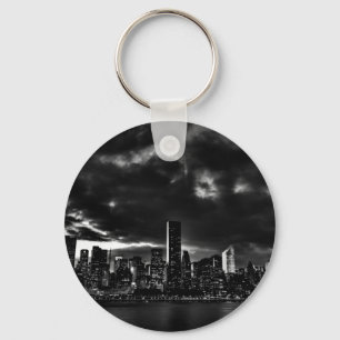 Porte-clés Noir et blanc New York City