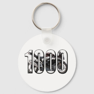 Porte-clés noir gsxr1000 dans le png blanc