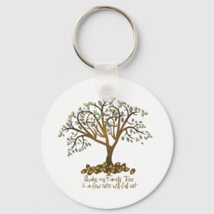 Porte-clés Noix d'arbre familial