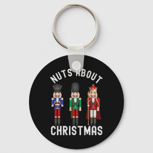 Porte-clés Noix de fun pour Noël Pastel Soldat de Noël en noi