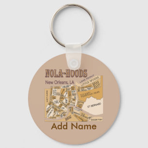 Porte-clés NOLA Hoods Key, NOM