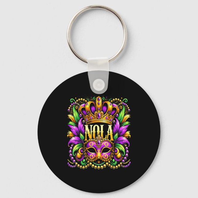 Porte-clés Nola New Orleans Mardi Gras 2025  (Recto)
