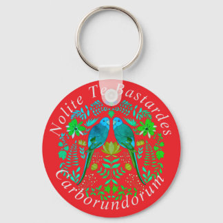 Porte-clés NoliteTe Bastardes Carborundorum | oiseaux | rouge