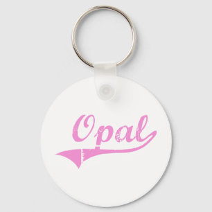Porte-clés Nom classique opale de style
