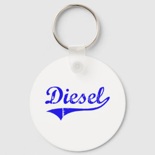 Porte-clés Nom de famille diesel style classique
