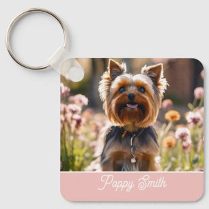 Porte-clés Nom de la photo de votre chien