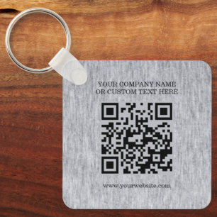 Porte-clés Nom de l'entreprise et logo