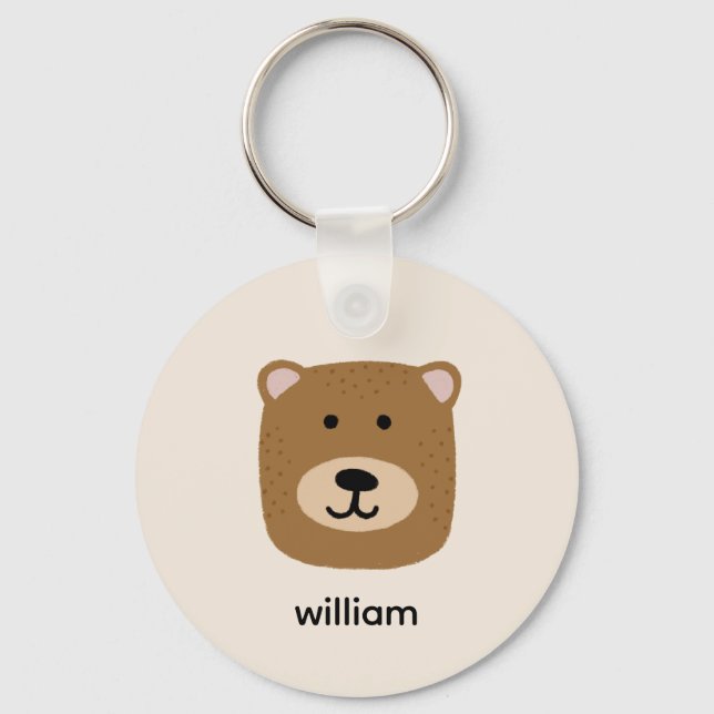 Porte-clés Nom de l'ours Brown (Recto)