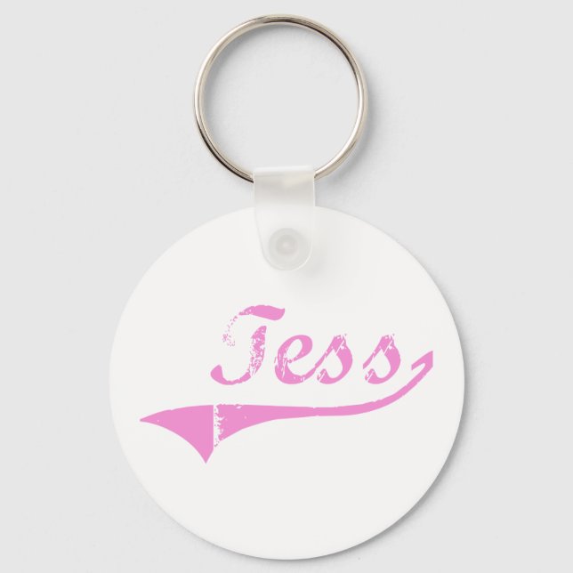 Porte-clés Nom du style classique Tess (Recto)