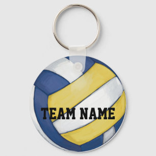 Porte-clés Nom et nombre d'équipe de volleyball