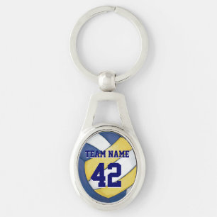 Porte-clés Nom et numéro de l'équipe de volleyball