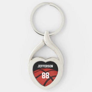 Porte-clés Nom fait sur commande en gros plan et nombre de