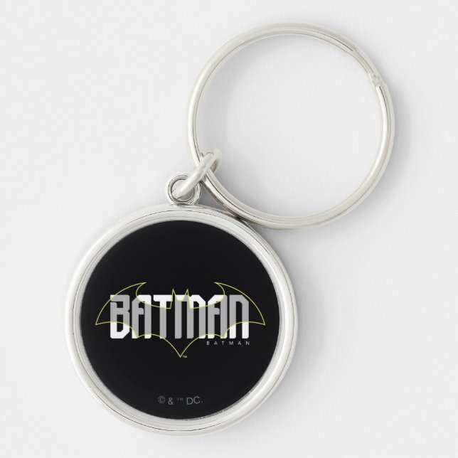 Porte-clés Nom Hi-Tech Graphique de Batman (Devant)