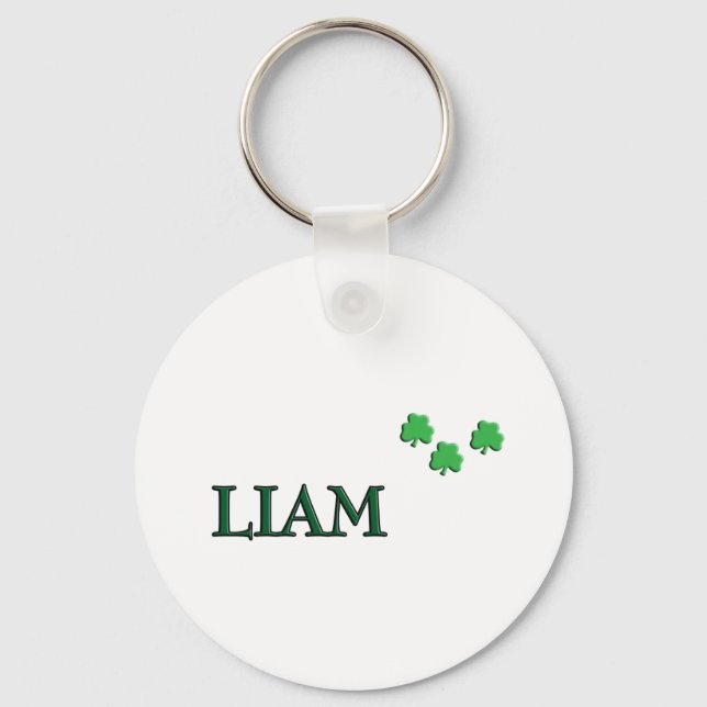 Porte-clés Nom irlandais Liam (Recto)